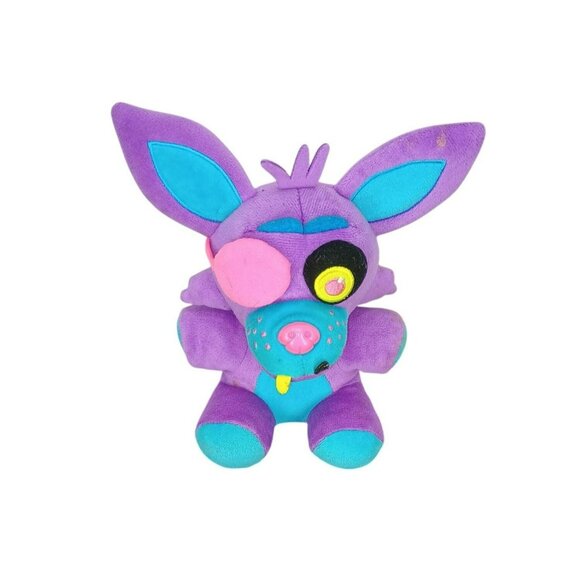 Fnaf Purple & Blue Plush Toy 8" Eyepatch & Cute Details Collectible Stuffed Anim - Picture 1 of 6